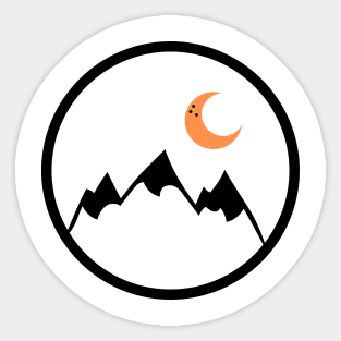 Mountain Climbing And Mood Sticker